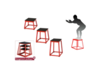 Plateforme de pliometrie - set de 3