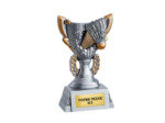 Trophee resine discip badminton h 11cm