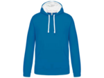 Sweatshirt capuche contrastée homme