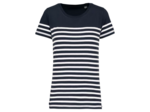 T-shirt marin col rond bio femme