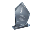 Trophee plexi epaiss 15mm h. 26 cm