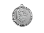 Medaille frappee argent football 50mm