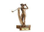 Resine golf femme h.21 cm