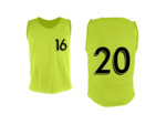 Lot de 5 chasubles numéro 16 à 20