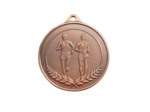 Medaille frappee bronze running 50mm