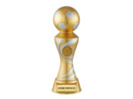 Trophee resine trophee ballon h.23 cm