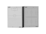 Carnet coach football a spirales a5