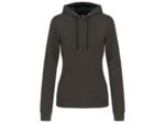 Sweatshirt capuche contrastée femme