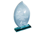 Trophee verre epaisseur 12mm h.26cm