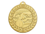 Medaille frappee fer natation 50mm