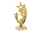 Trophee plastique or h.18 cm