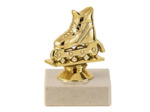Trophee sujet plas or rollers h 9cm