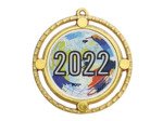 Medaille zamak diam70mm or
