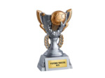 Trophee resine discip handball h 11cm
