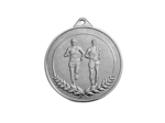 Medaille frappee argent running 50mm