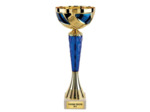 Coupe class or/bleu h 31cm d 120mm