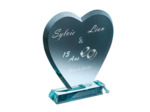 Trophee verre epaisseur 12mm h.20cm