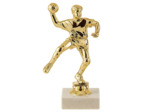 Trop sujet plas or handball h 16cm
