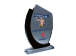 Trophee plexi epaiss 20+10mm h.25cm