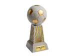 Trophee resine discipline or/blanc