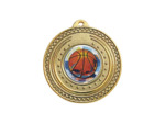 Medaille porte-centre fer or 50mm