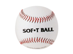 Balle baseball 12" - avec coeur mousse