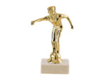 Trop sujet plas or petanque h 13cm