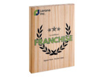 Trophee bois hauteur 190 cm