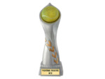 Trophee resine balle de tennis h.30 cm