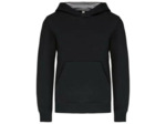 Sweatshirt capuche contrastée junior