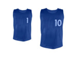 Lot de 10 chasubles numéro 1 à 10