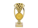 Trophee plastique or h.17cm