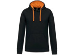 Sweatshirt capuche contrastée homme