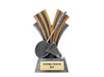Trophee resine badminton h.18 cm
