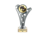 Trophee plastique argt h.17cm