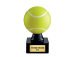 Trophee plastique tennis h 13 cm