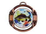 Medaille zamak diam70mm bronze