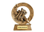Trophee resine eco judo feminin h. 11 cm