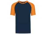 T-shirt bicolore manches courtes