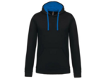 Sweatshirt capuche contrastée homme
