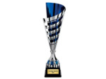 Coupe prestige arg/bleu h 58 cm