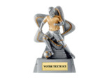 Trophee resine eco joueur de foot h. 11 cm