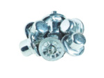 Crampons 21 mm coniques aluminium -
