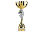 Coupe eco or/arg h 28 cm d 120 mm