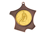 Medaille zamak carte de fr 80x87mm