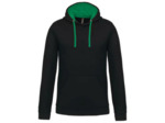 Sweatshirt capuche contrastée homme