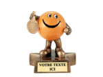 Trophee resine humour tdt h. 11 cm