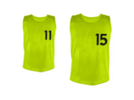 Lot de 5 chasubles numéro 11 à 15