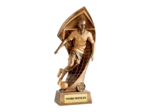 Trophee resine joueur foot 3d h.31cm