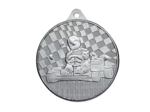 Medaille frappee fer karting 50mm